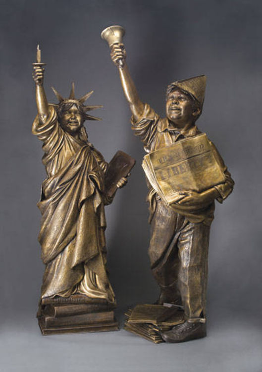 Let Freedom Ring and Lil Liberty by James Muir - search and link Sculpture with SculptSite.com