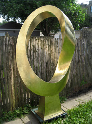 INFINITY (homage to Constantin Brâncuși) by Plamen Yordanov - search and link Sculpture with SculptSite.com