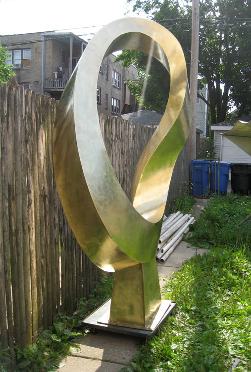 INFINITY (homage to Constantin Brâncuși) by Plamen Yordanov - search and link Sculpture with SculptSite.com