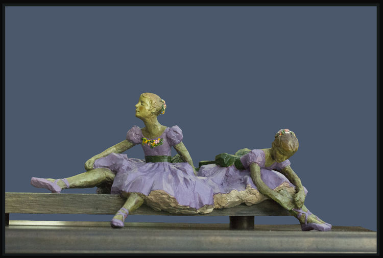 Degas-Dancers-Felicity-Foote-and-Sabina-Cartier by Sterett-Gittings Kelsey - search and link Sculpture with SculptSite.com