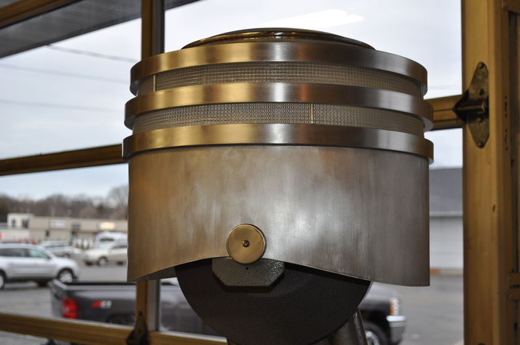 Hemi Piston Street Lamps- limited edition by Tj Aitken - search and link Sculpture with SculptSite.com